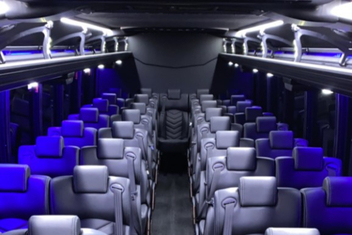 Missouri City Charter Bus Interior