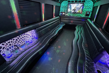 Missouri City Limo Bus Interior